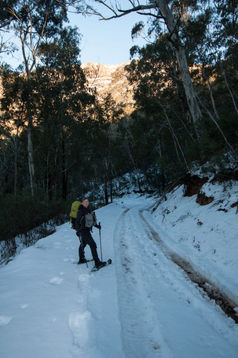 At the start of our walk