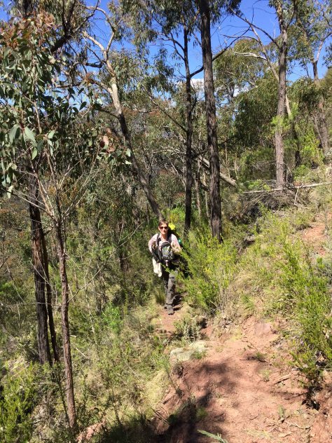 Margie at the start of the walk.